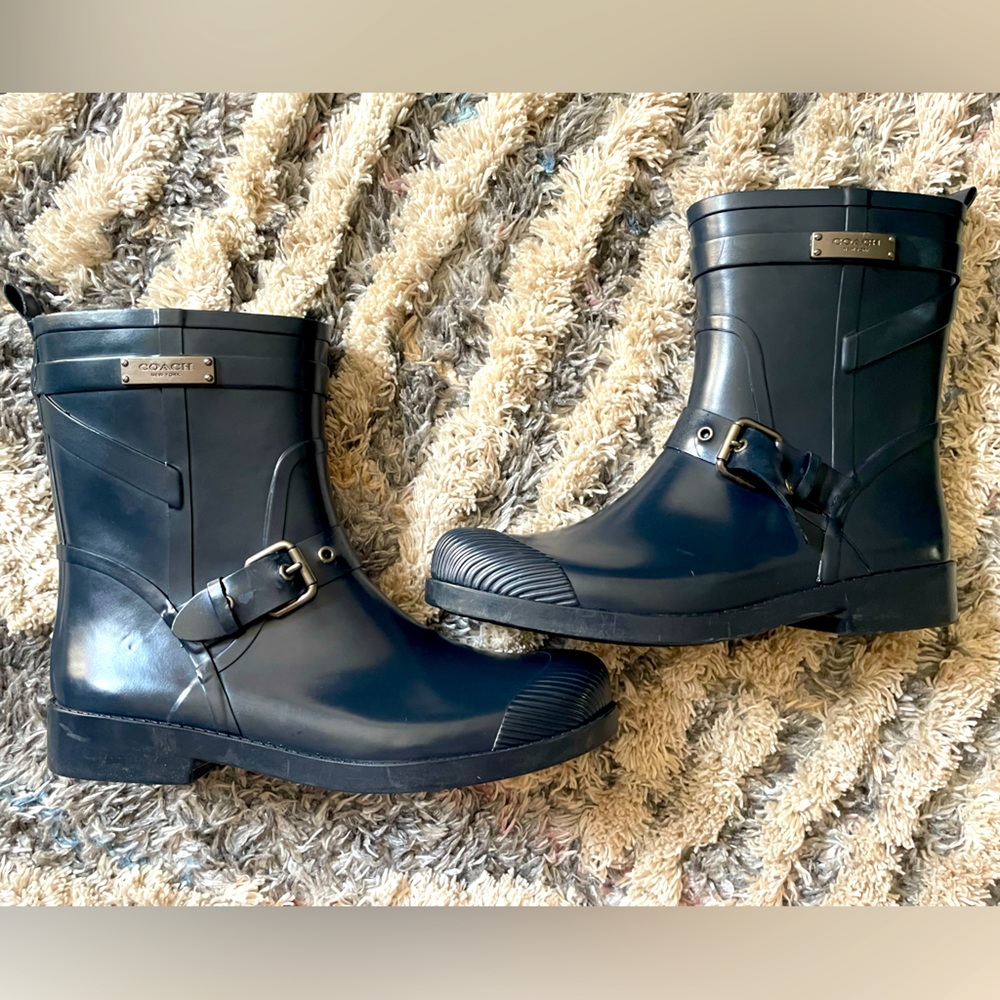 Womens coach Lester rain boots